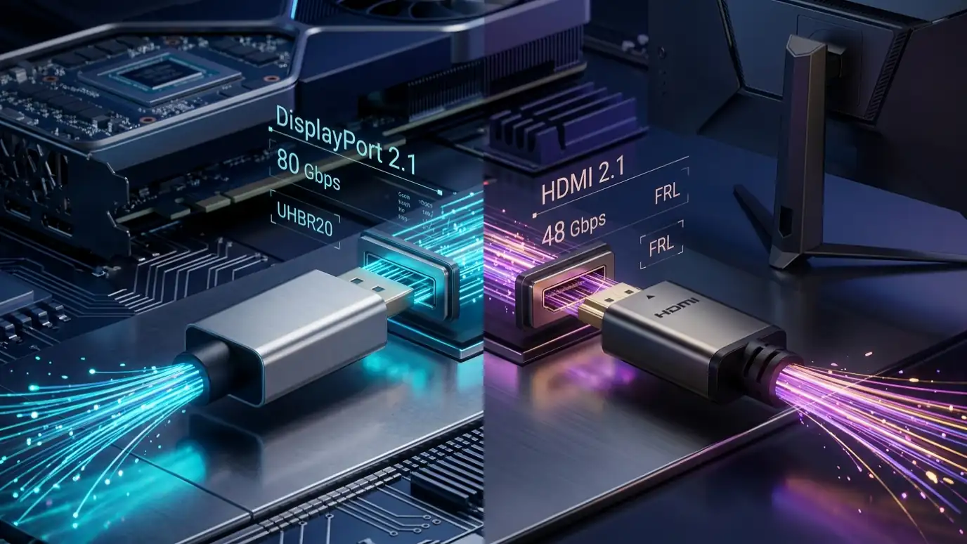 DisplayPort 2.1 vs HDMI 2.1: Key Differences Explained
